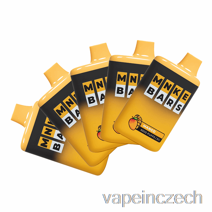 Mnke Bars 6500 Jednorázové (5-balení) Vape Bez Nikotinu
